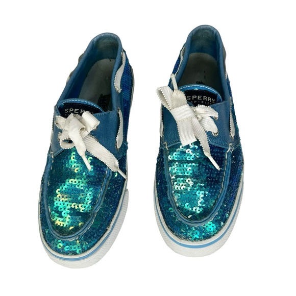 Sperry Bahama Mermaid Sequin Shoes Size 7 - Picture 2 of 8